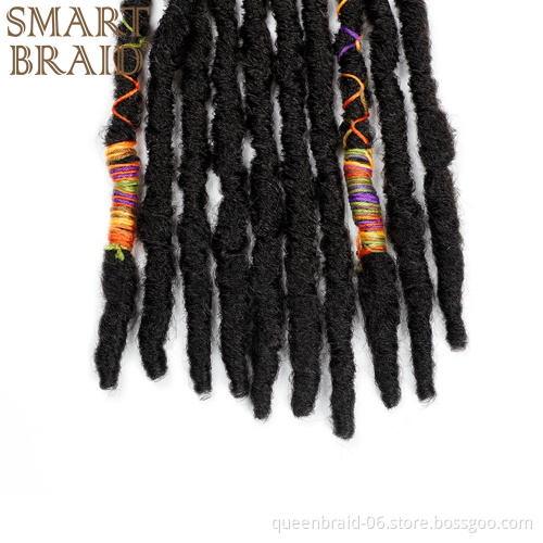 Crochet Hair Dreadlocks Faux Locs Braiding Hair Extensions Synthetic Dreadlock Jumbo 12-26 inch 12 Strands Crochet Hair